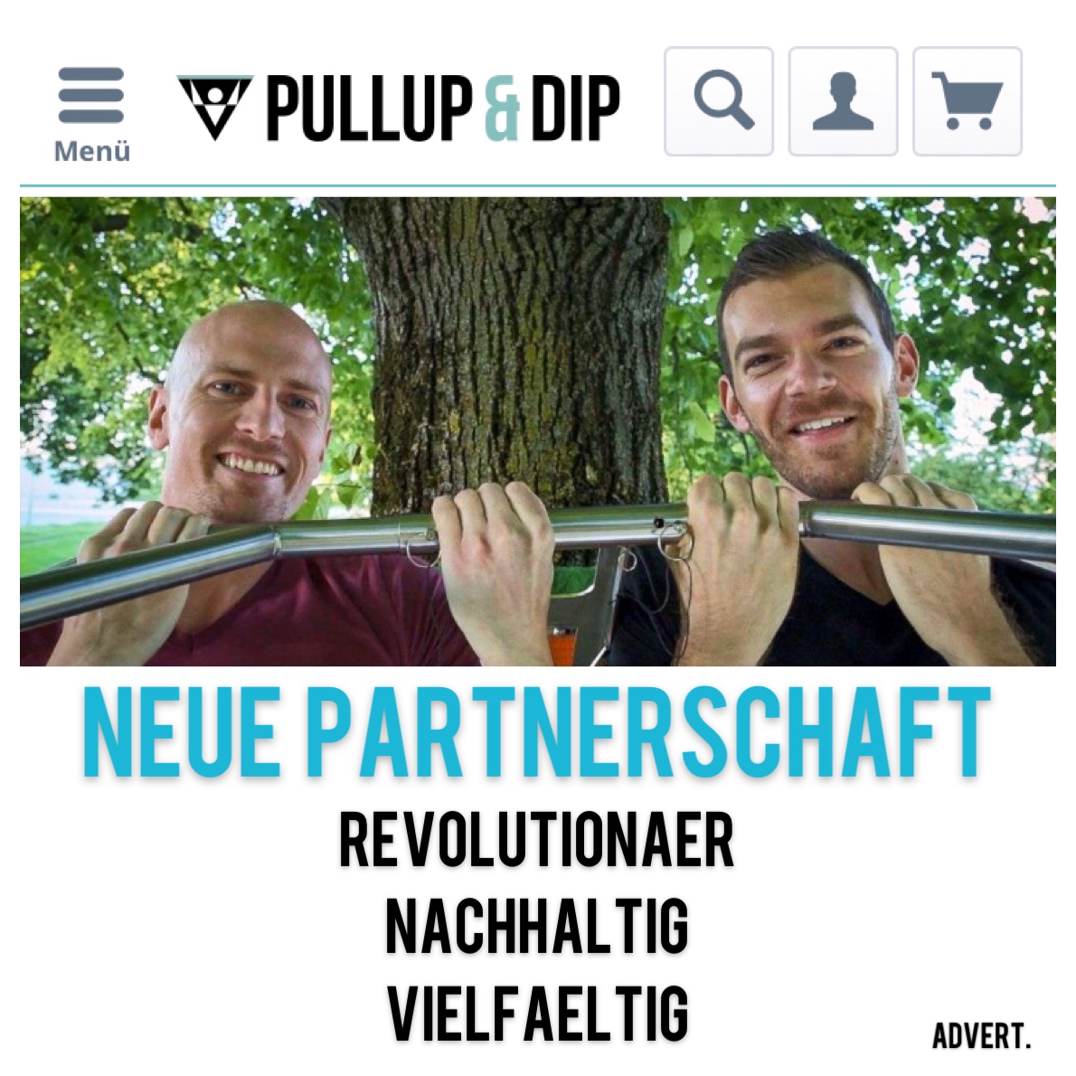 Neue Partnerschaft mit Pullup & Dip